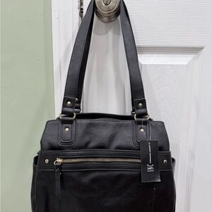 INC International Concepts Black Shoulder Bag